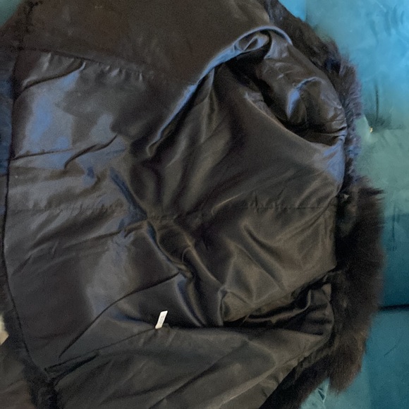 Vintage Black Fur Coat - Picture 4 of 6